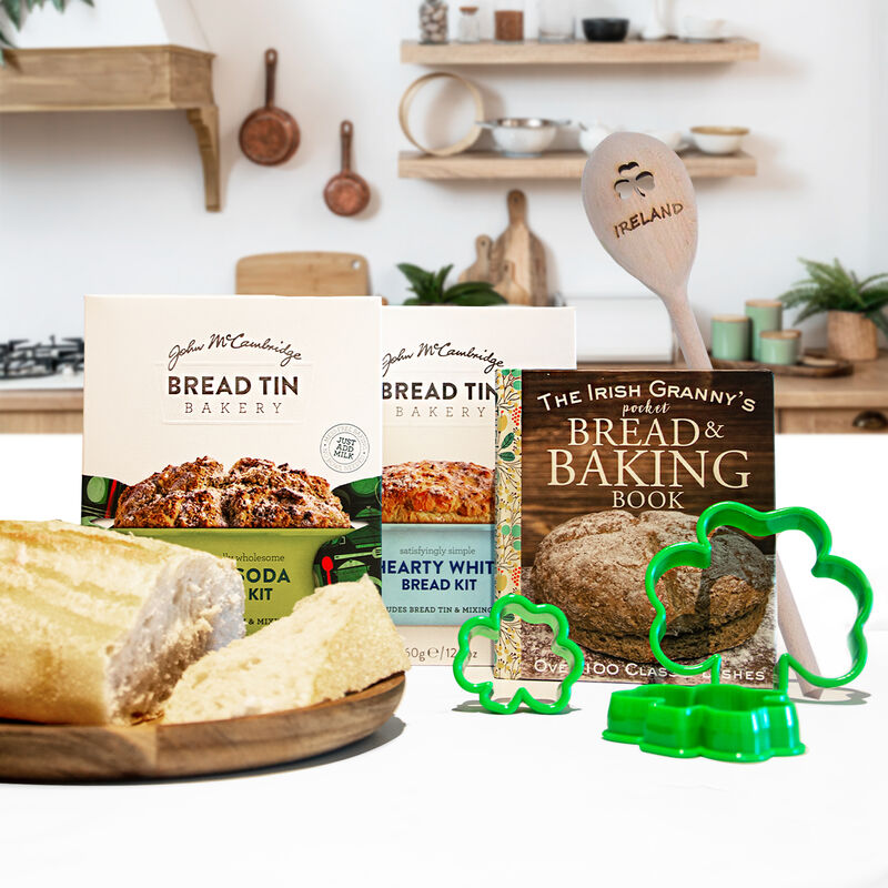 Irish Home Baking Utensils, Bread Kits & Book Gift Basket